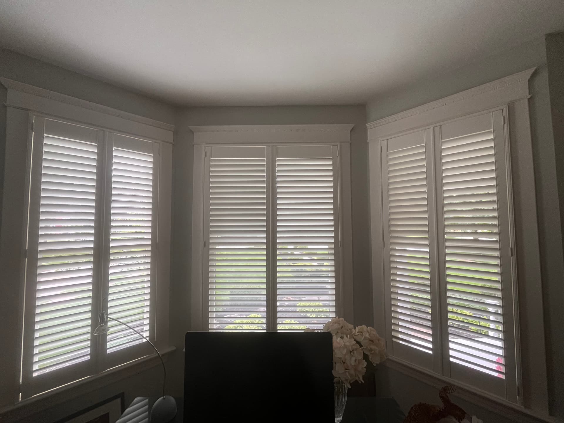 Plantation Shutters on Bay Windows Done Right image